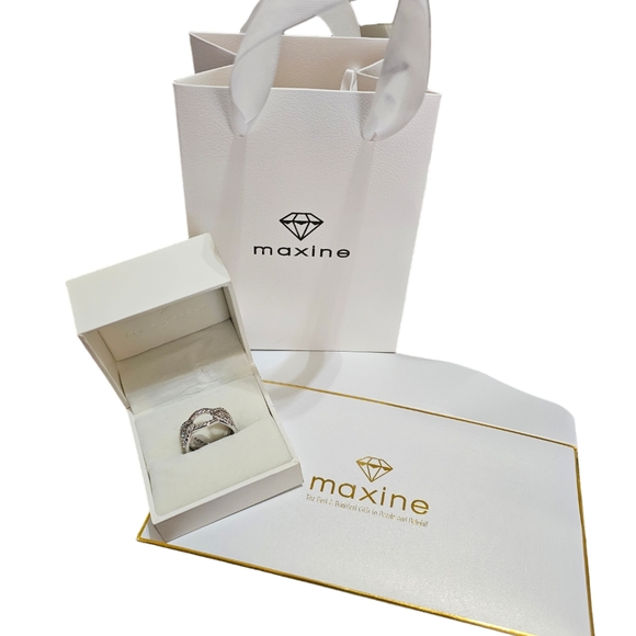 NWT Maxine halo ring enhancer insert size 8 925 sterling - Picture 1 of 12